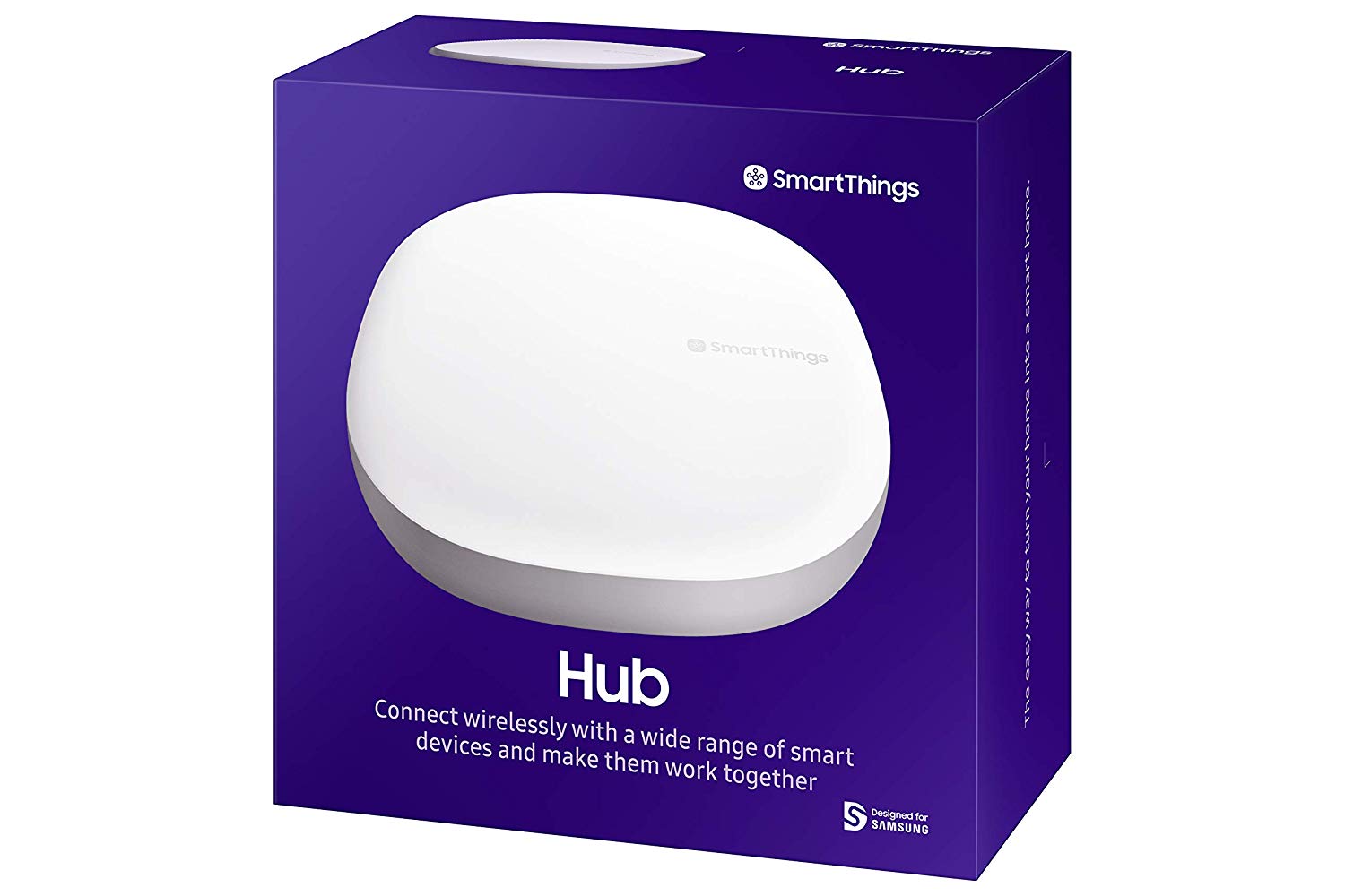 Samsung SmartThings Hub 3rd Generation [GP-U999SJVLGDA] Smart Home Automation Hub Home Monitoring Smart Devices - Alexa Google Home Compatible - Zigbee