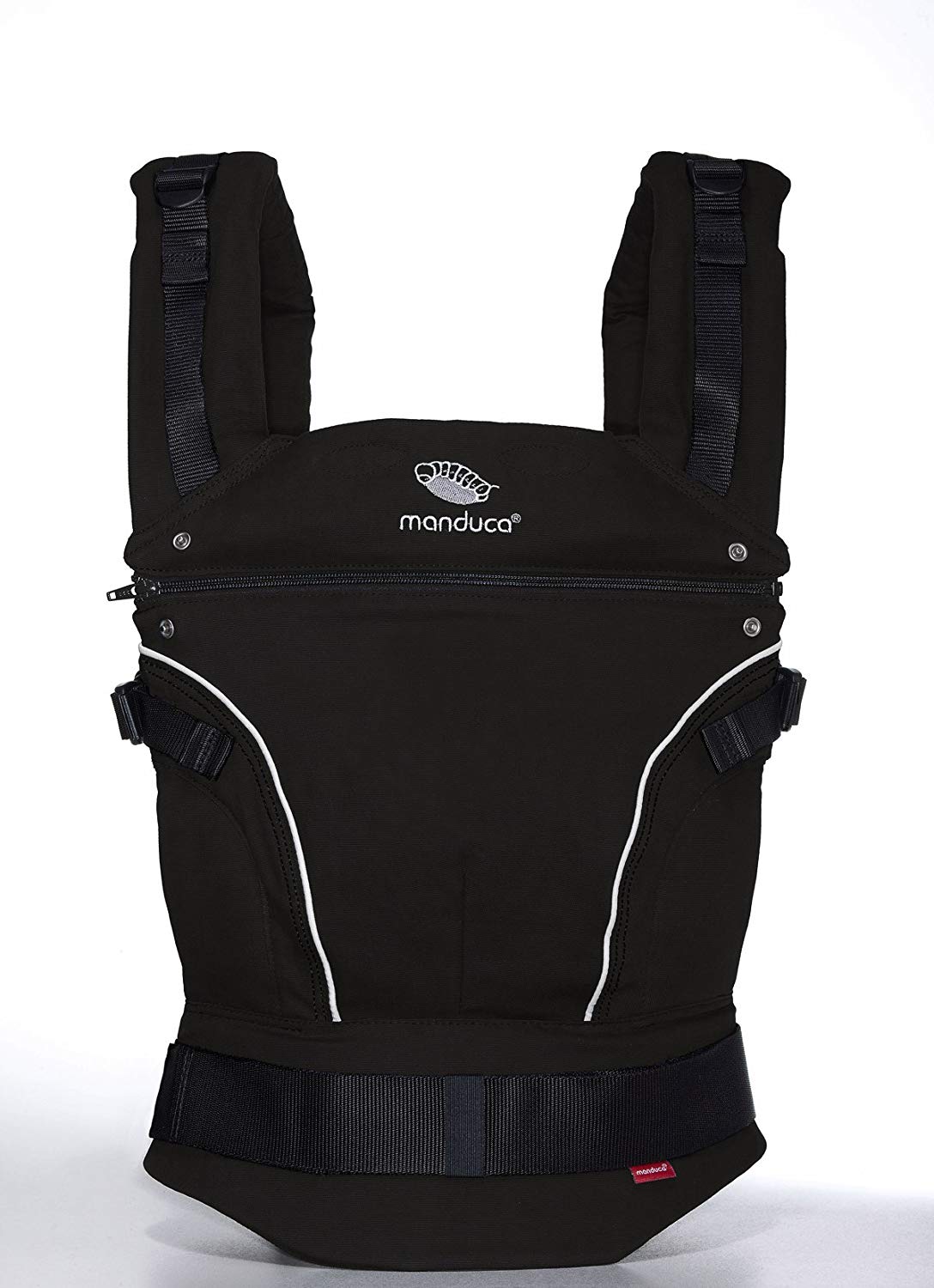 Manduca 222-03-80-000 - Mochila portabebés (de 3,5 Kg hasta 20 Kg), Gris (Dark Grey) Negro