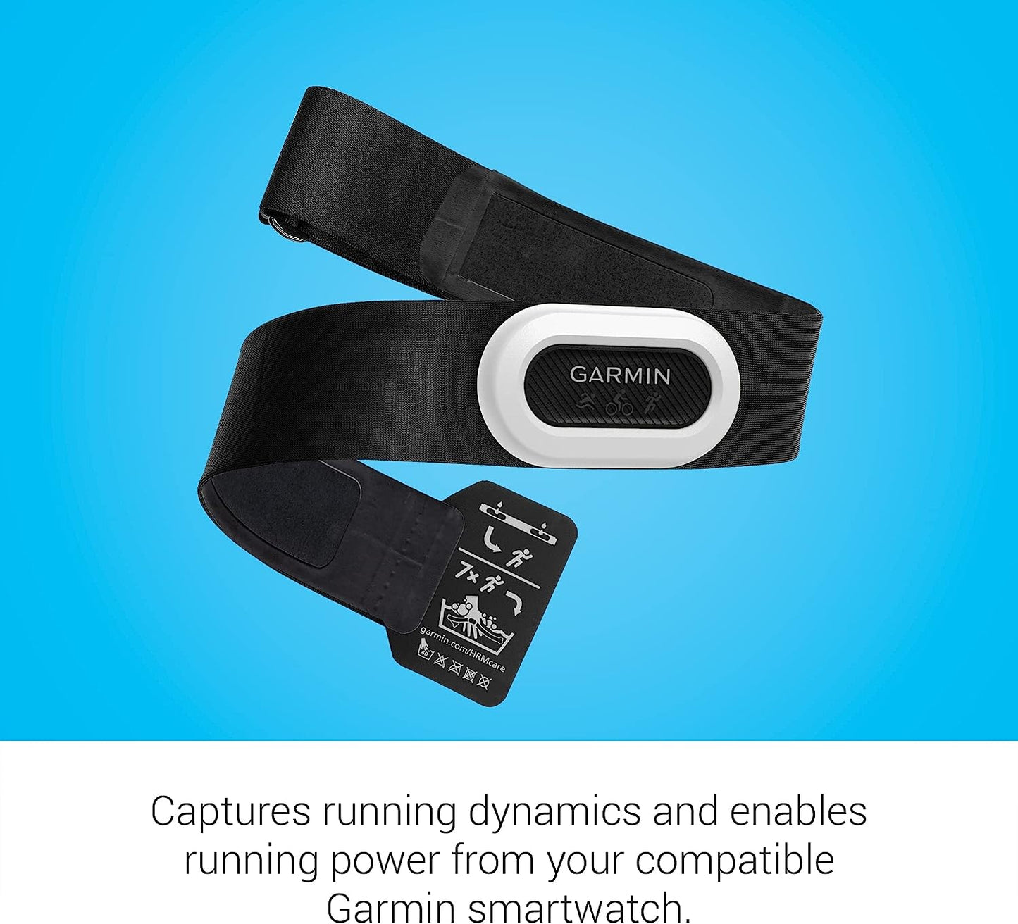 Garmin 010-13118-00 HRM-Pro Plus, monitor de frecuencia cardíaca con correa de pecho premium, captura la dinámica de carrera, se transmite a través de ANT+ y BLE