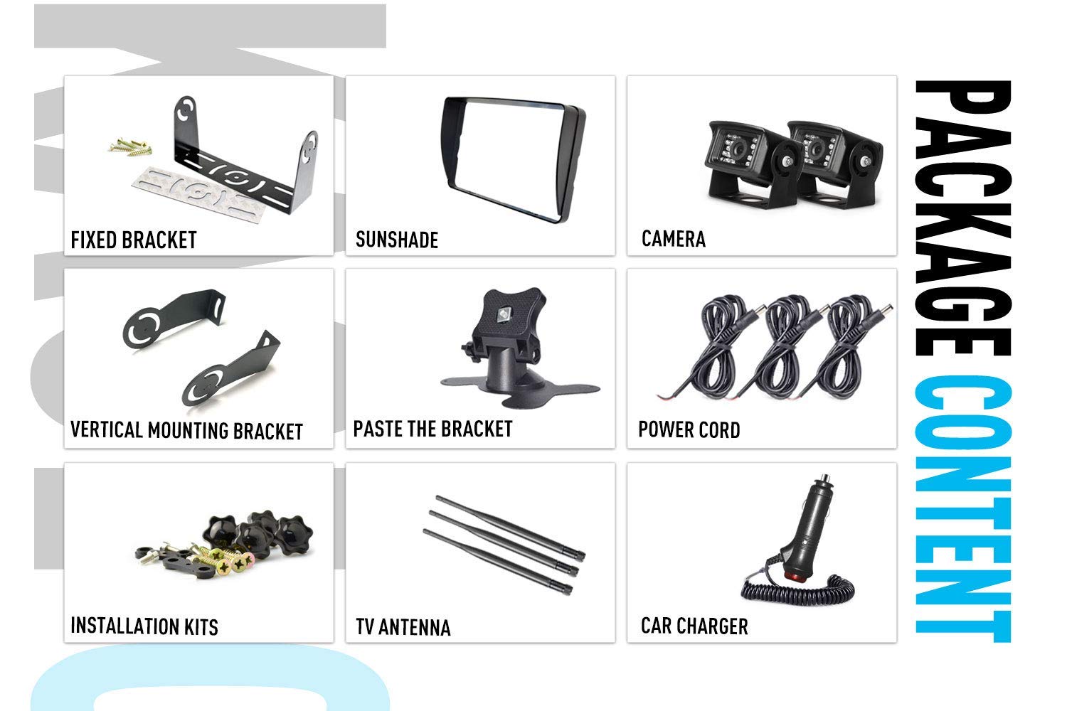 ZEROXCLUB Wireless Rear View Camera Kit