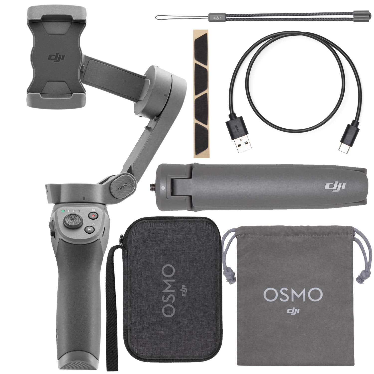 DJI Osmo Mobile 3 Handheld Smartphone Foldable Gimbal Combo Kit - CP.OS.00000040.01