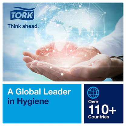 Tork Matic - Dispensador de toallas de mano con sensor de intuición 5511282, diseño de elevación – Dispensador de toallas de mano de papel H1, dispensador sin contacto de una a una, color negro