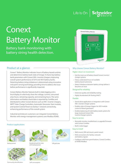 Schneider Electric 865-1080-01 RNW865108001 - Monitor de batería