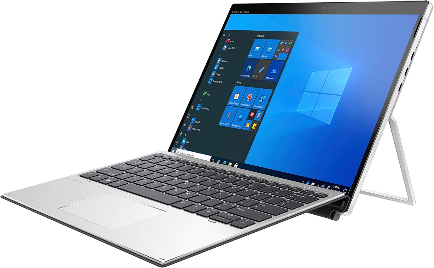 HP Folio 4G LTE 2022 táctil FHD Sure View de privacidad 2 en 1 (Qualcomm 8 núcleos Snapdragon, 16 GB RAM, 256 GB SSD laptop empresarial, WiFi 6