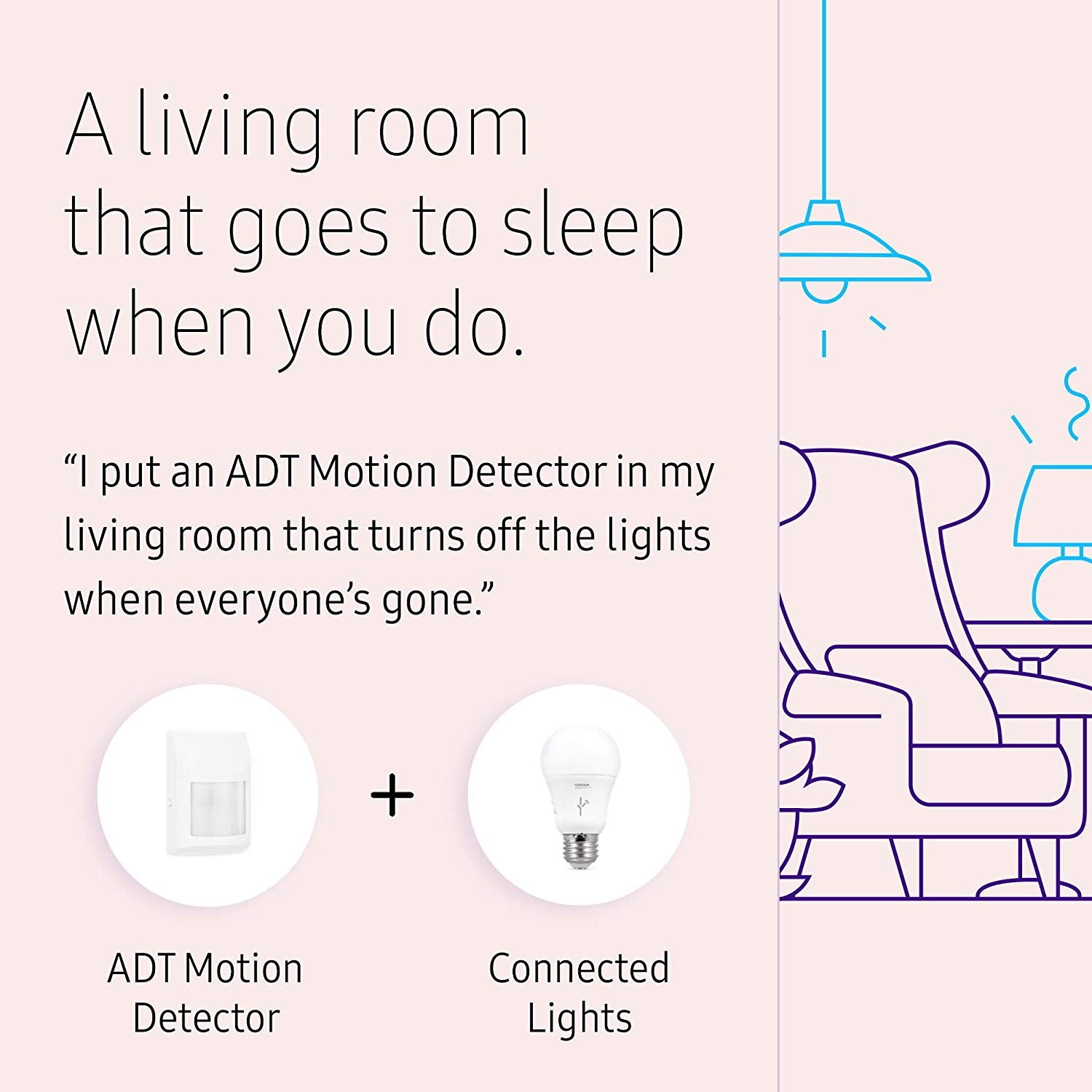 Samsung SmartThings ADT Wireless Home Security Starter Kit with DIY Smart Alarm System Hub