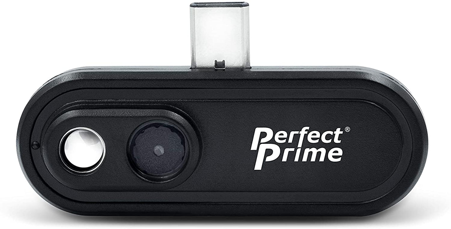 PerfectPrime IR0102, (IR) infrarrojos de imagen térmica y cámara de luz visible 1024 píxeles, -4-572°F, 9 Hz para teléfono móvil Android (Android 32 x 32 pixels)