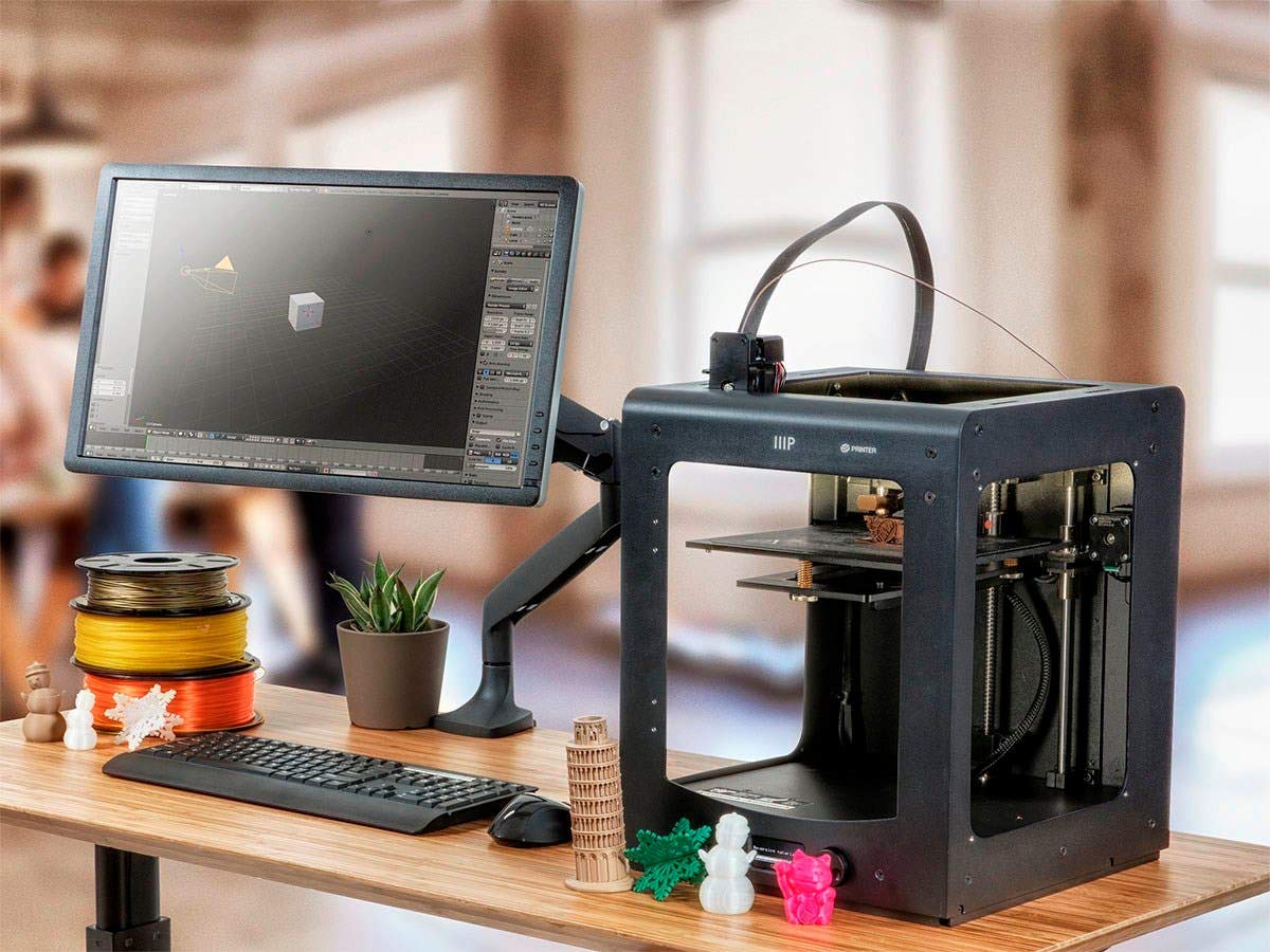 Monoprice Maker Ultimate 3D Printer With Large Heated (200 x 200 x 175mm ) Build Plate