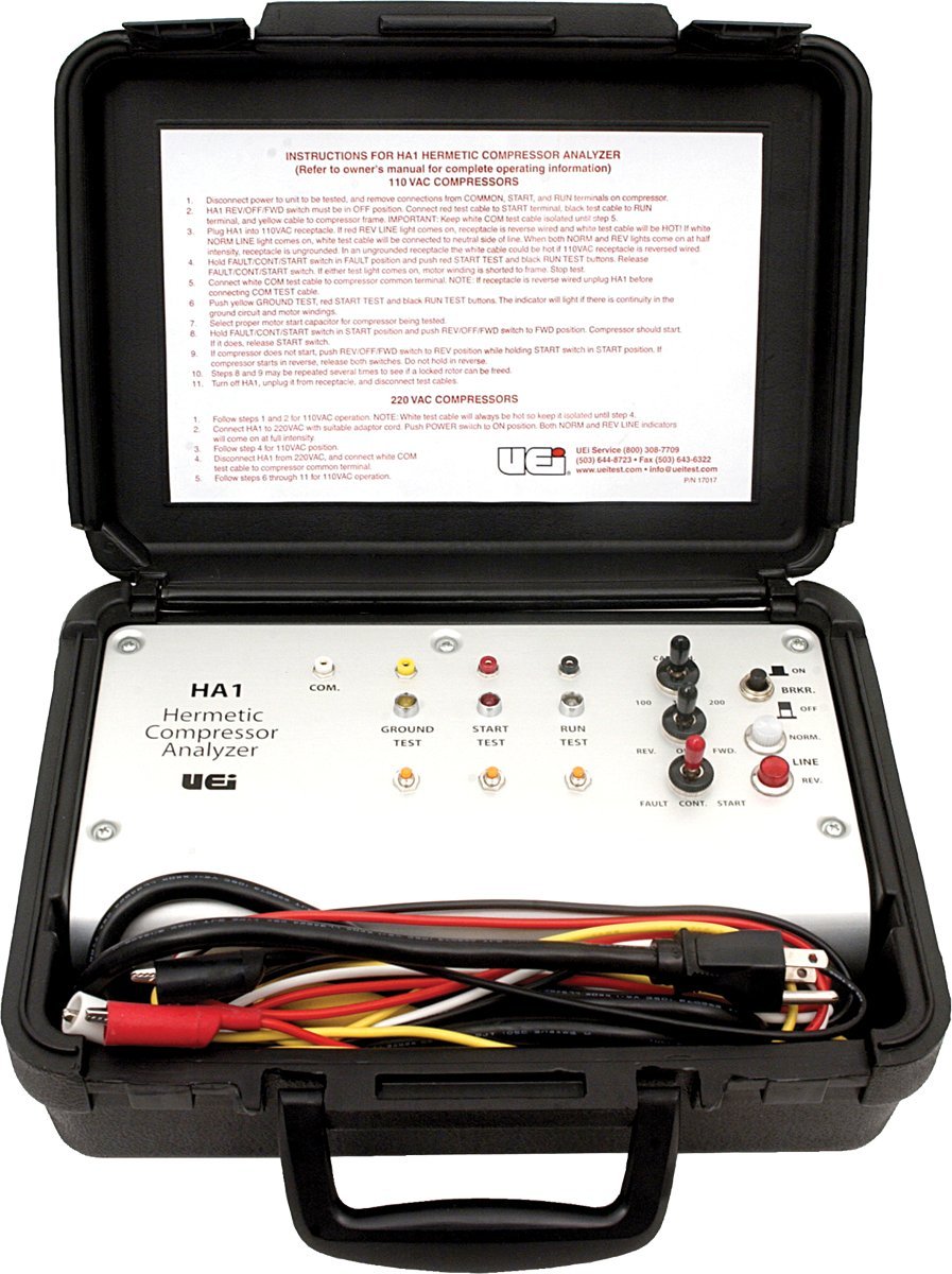 UEi Test Instruments Ha1 Hermetic Compressor Analyzer