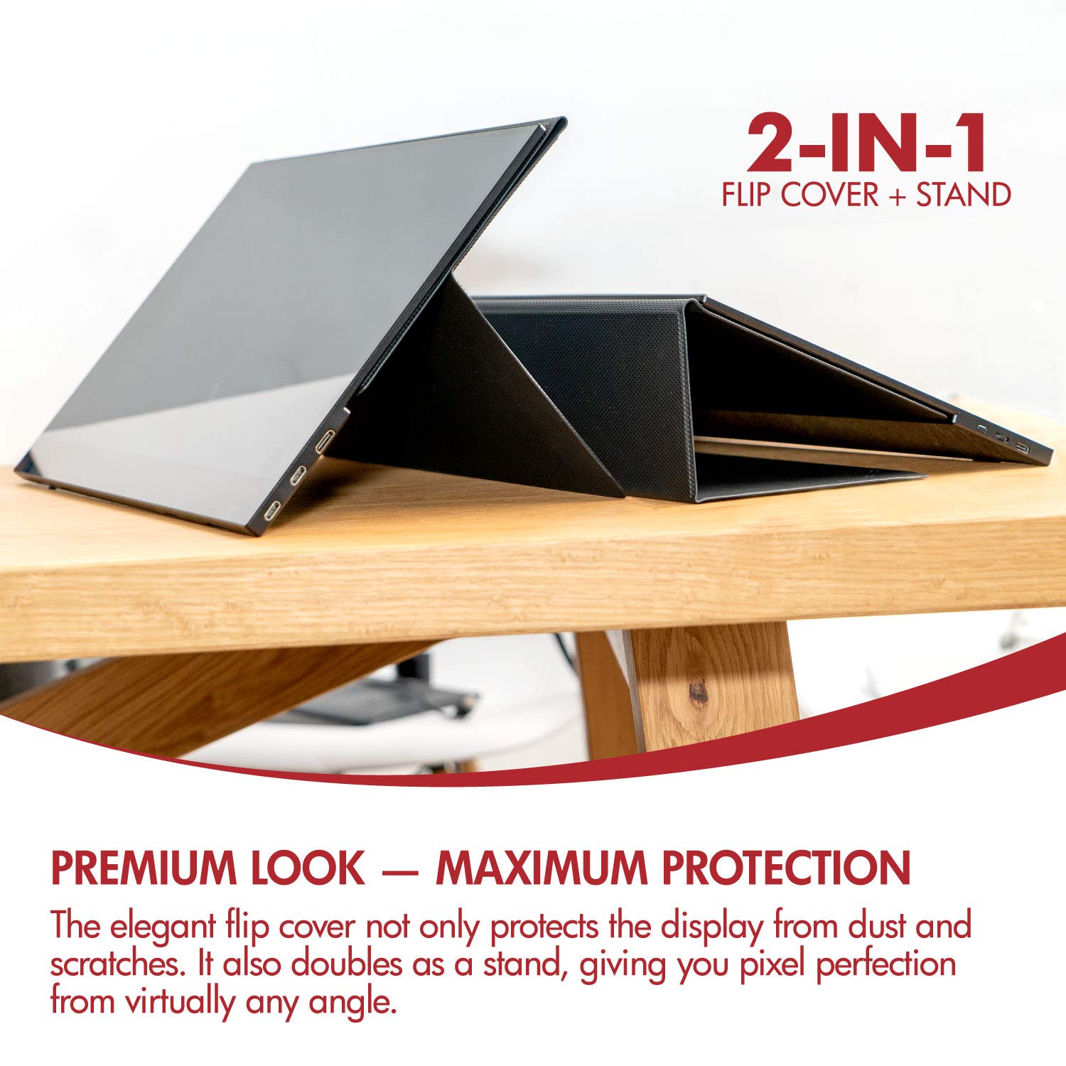 VIOTEK LinQ P16C 16-Inch Portable Monitor for Laptop
