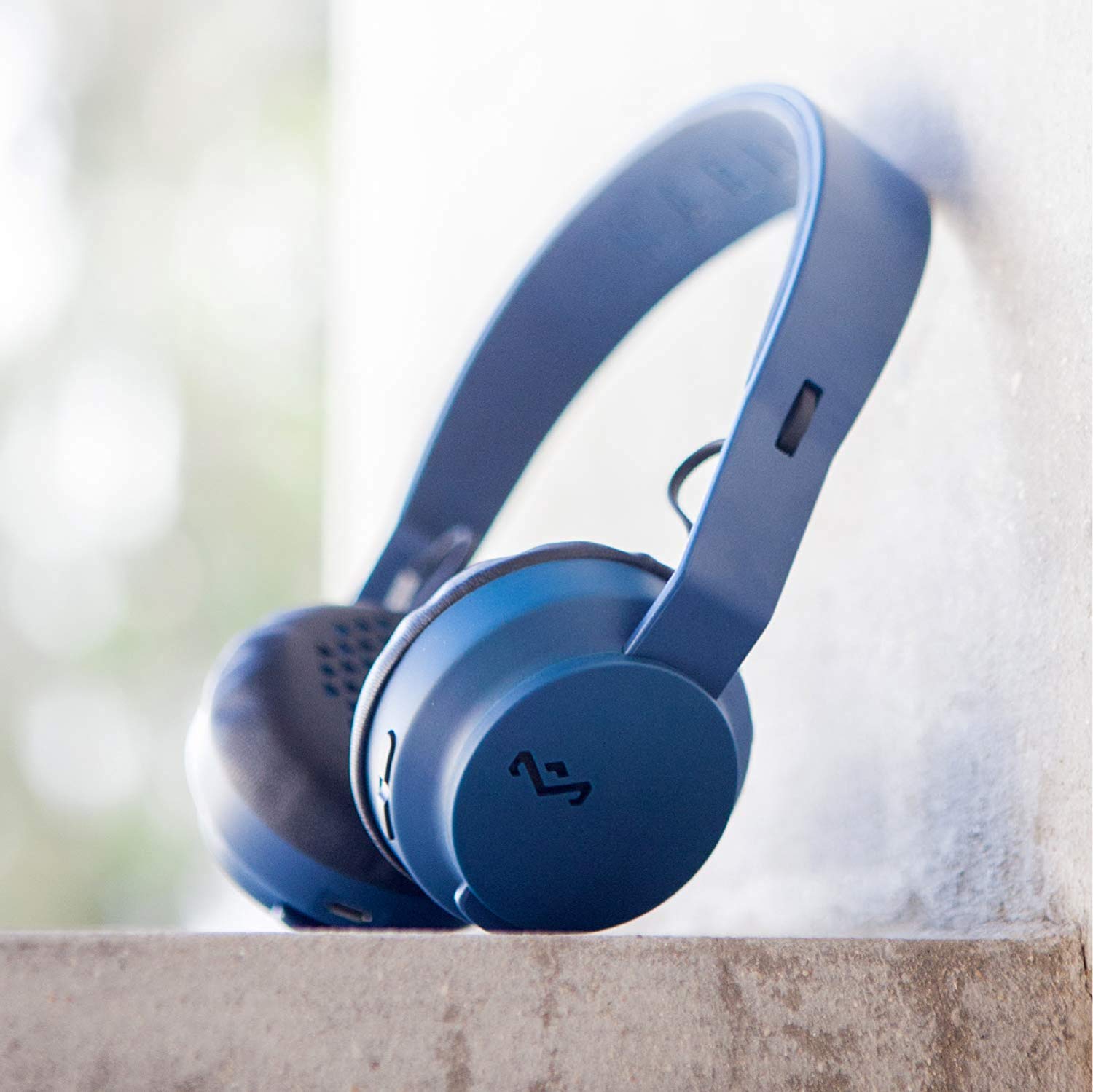 House of Marley Rebel Wireless Bluetooth Over Ear Headphones with a Microphone