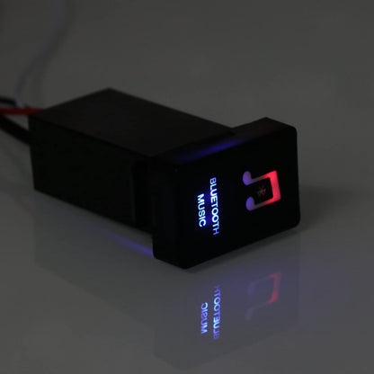 Módulo adaptador de música Bluetooth para automóvil, instalación de panel de salida AUX, uso para Toyota, Camry, Corolla, Yaris, RAV4, Reiz