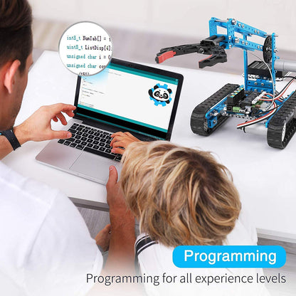 Bricolaje Makeblock, kit de robot calidad premium, 10-en-1 robot, educación, Scratch 2.0, Robot programable para que los niños aprendan codificación, robótica y electrónica