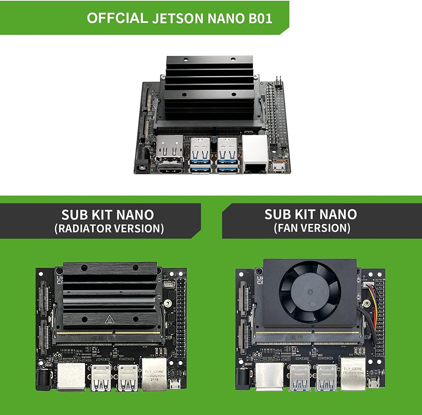 nVidia Jetson Nano Kit de Desarrollador B01 (945-13450-0000-100)