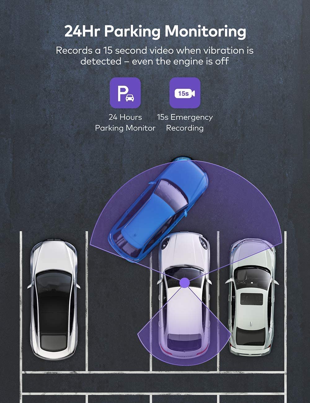 Dual Dash cam | VAVA Dual 1920x1080P FHD | Front and Rear dash camera | 2560x1440P Single Front| for cars with Wi-Fi | Night Vision | Parking Mode | G-sensor | WDR | Loop recording| Support 128GB Max