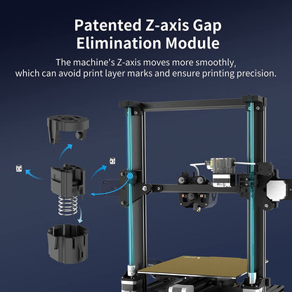 ANYCUBIC Vyper Impresora 3D, actualización de nivelación automática, impresora FDM rápida, diseño de estructura integrada con TMC2209 32 bits de placa base silenciosa, plataforma magnética extraíble, tamaño de impresión de 9.6 x 9.6 x 10.2 pulgadas