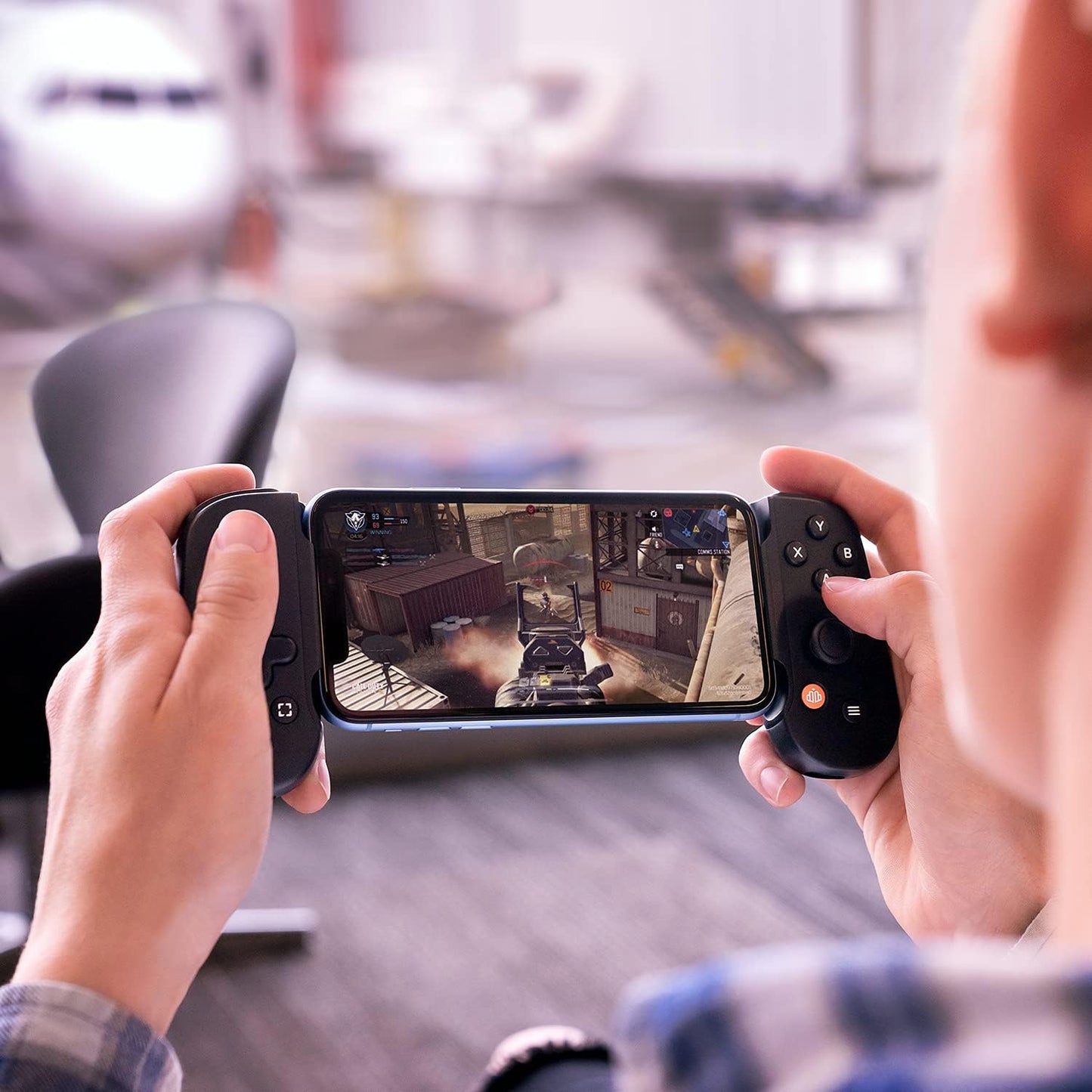 BACKBONE One Mobile Gaming Controller for iPhone [PlayStation Edition] - Enhance Your Gaming Experience on iPhone - Play Xbox, PlayStation, Call of Duty, Roblox, Minecraft, Genshin Impact & More