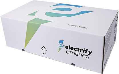 Electrify America - Cargador de casa para vehículo eléctrico de nivel 2 (EV), 32 A, 240 V, EVSE (enchufe NEMA 14-50 o estación de carga con cable duro), listado UL, cable de 24.6 pies