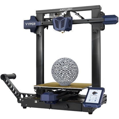 ANYCUBIC Vyper Impresora 3D, actualización de nivelación automática, impresora FDM rápida, diseño de estructura integrada con TMC2209 32 bits de placa base silenciosa, plataforma magnética extraíble, tamaño de impresión de 9.6 x 9.6 x 10.2 pulgadas