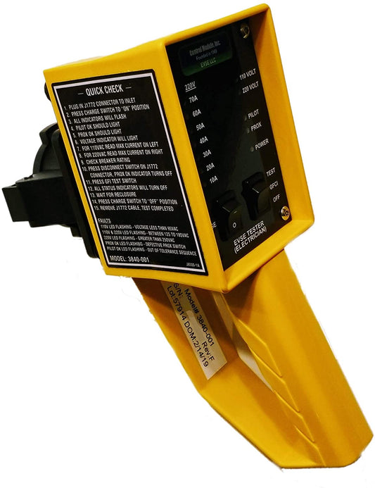 EVSE LLC 3840 electricista vehículo cargador probador