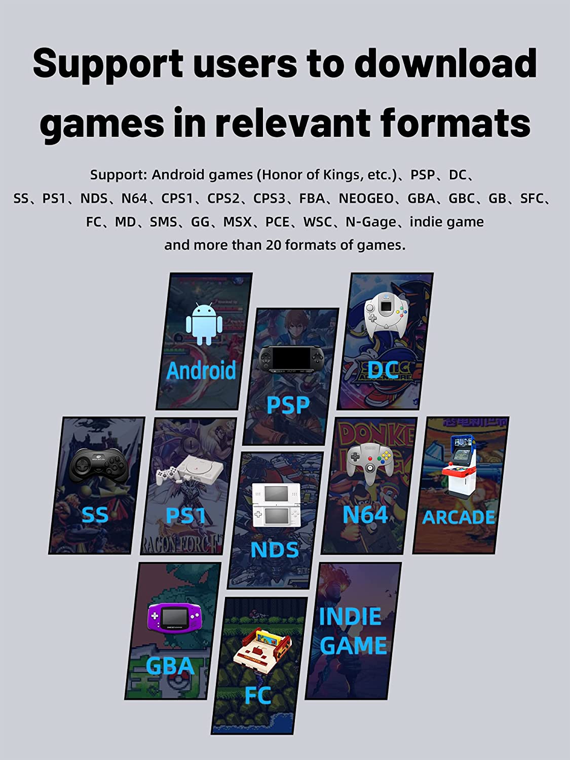 RG353V - Consola de juegos portátil de 3.5" visualización IPS de 640x480 CPU de alta resolución RK3566 Quad-Core OS Android 11 Linux 2G/64G+16G