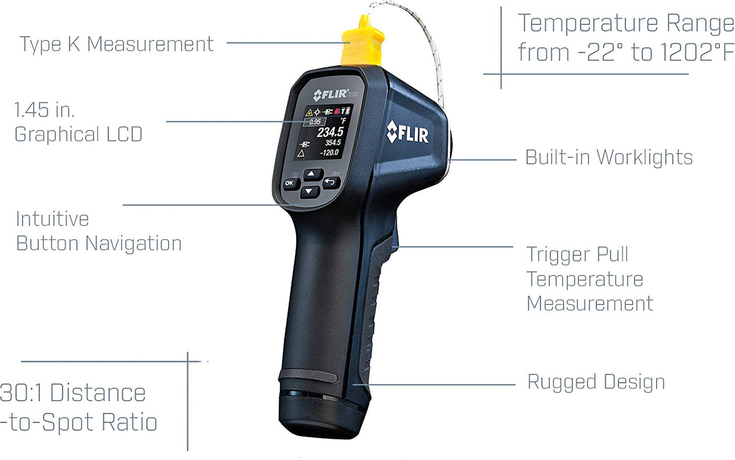 FLIR TG54 Spot Infrared Thermometer