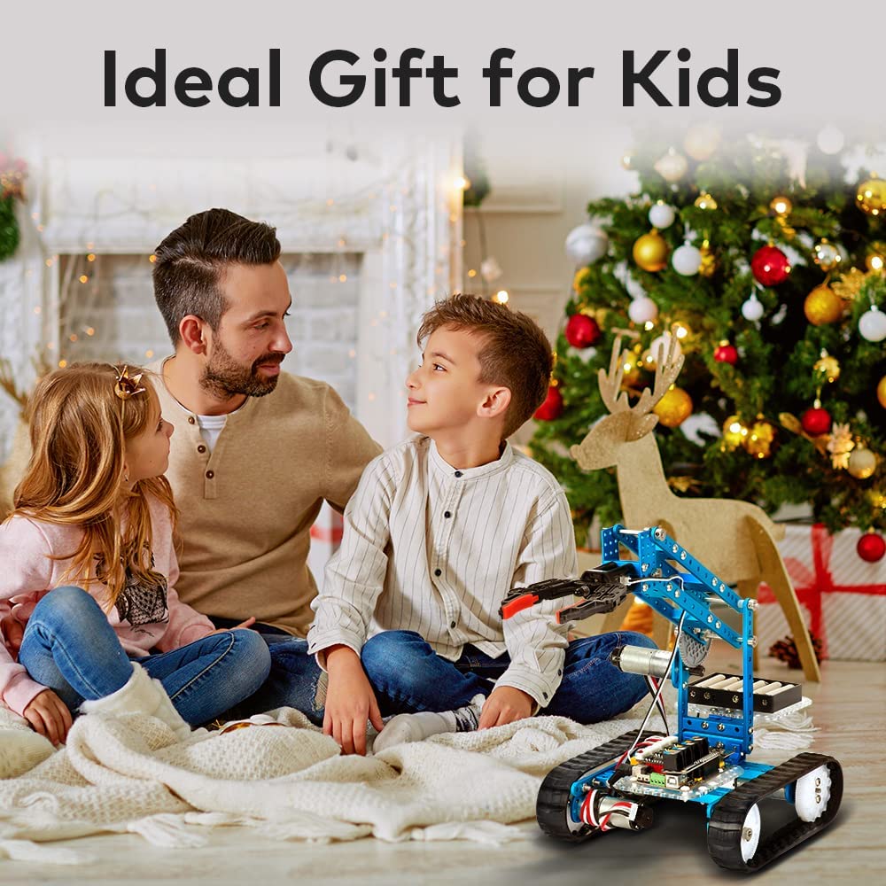 Bricolaje Makeblock, kit de robot calidad premium, 10-en-1 robot, educación, Scratch 2.0, Robot programable para que los niños aprendan codificación, robótica y electrónica