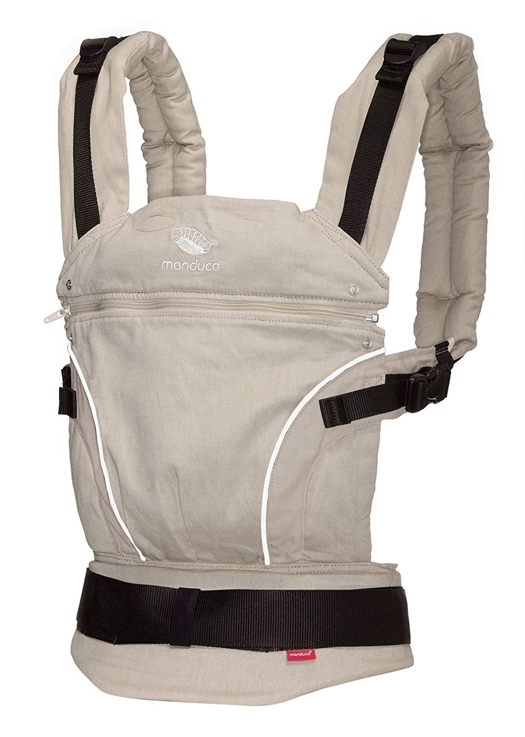 Manduca 222-03-80-000 - Mochila portabebés (de 3,5 Kg hasta 20 Kg), Gris (Dark Grey)