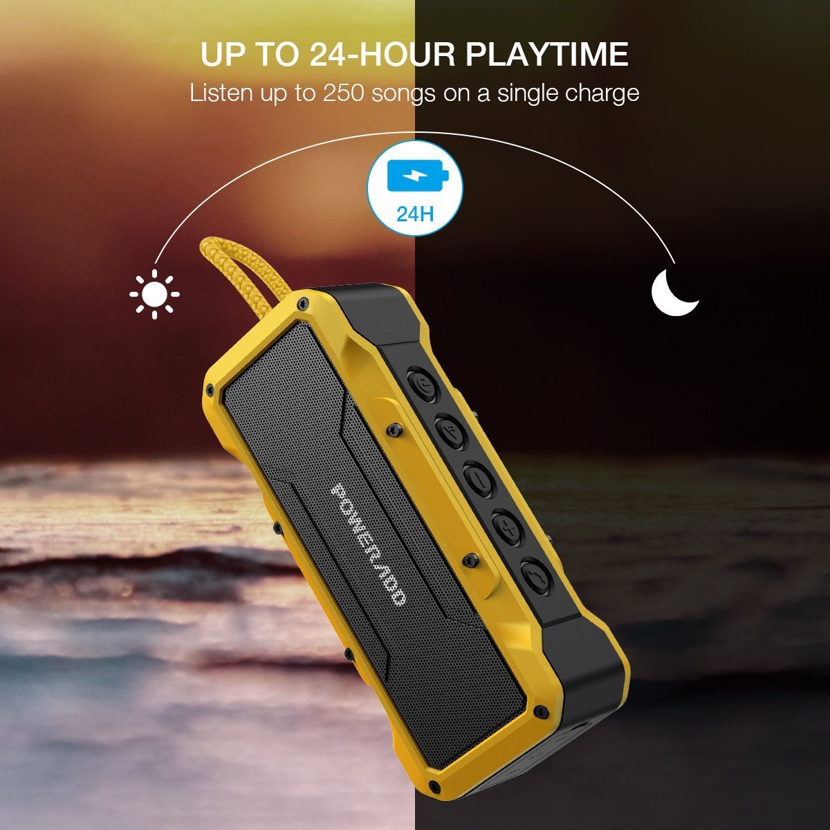 Poweradd MusicFly Indoor/Outdoor Portable Wireless Bluetooth Speakers