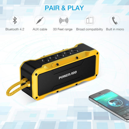 Poweradd MusicFly Indoor/Outdoor Portable Wireless Bluetooth Speakers