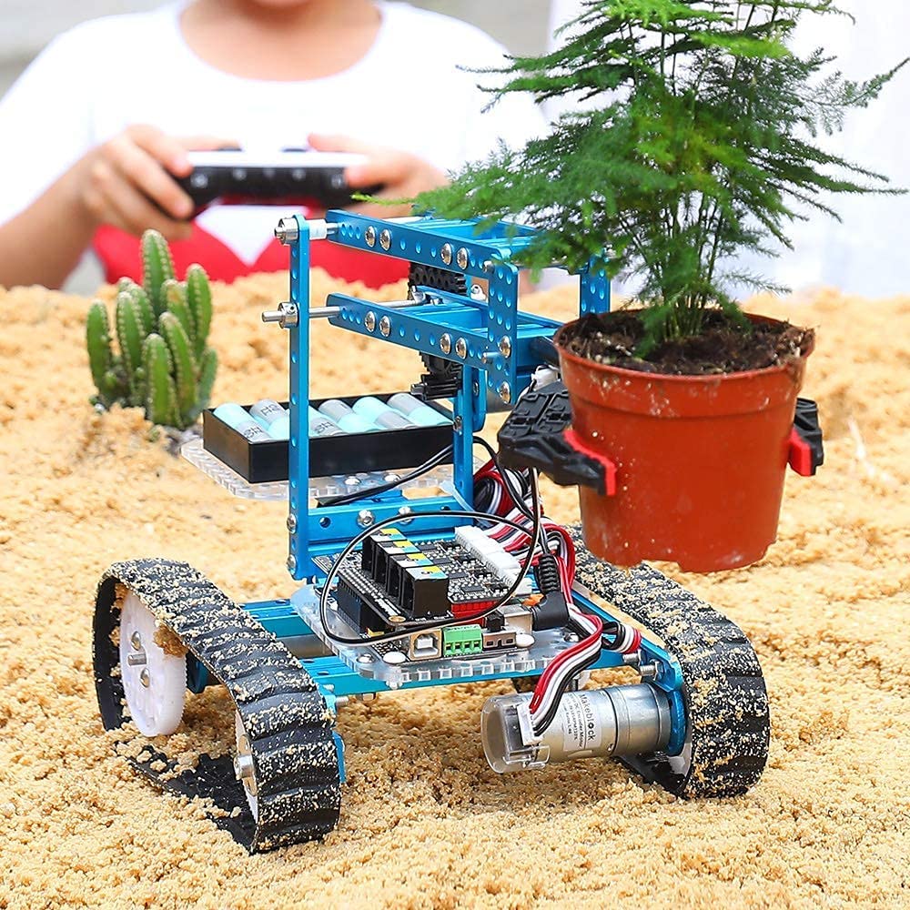 Bricolaje Makeblock, kit de robot calidad premium, 10-en-1 robot, educación, Scratch 2.0, Robot programable para que los niños aprendan codificación, robótica y electrónica