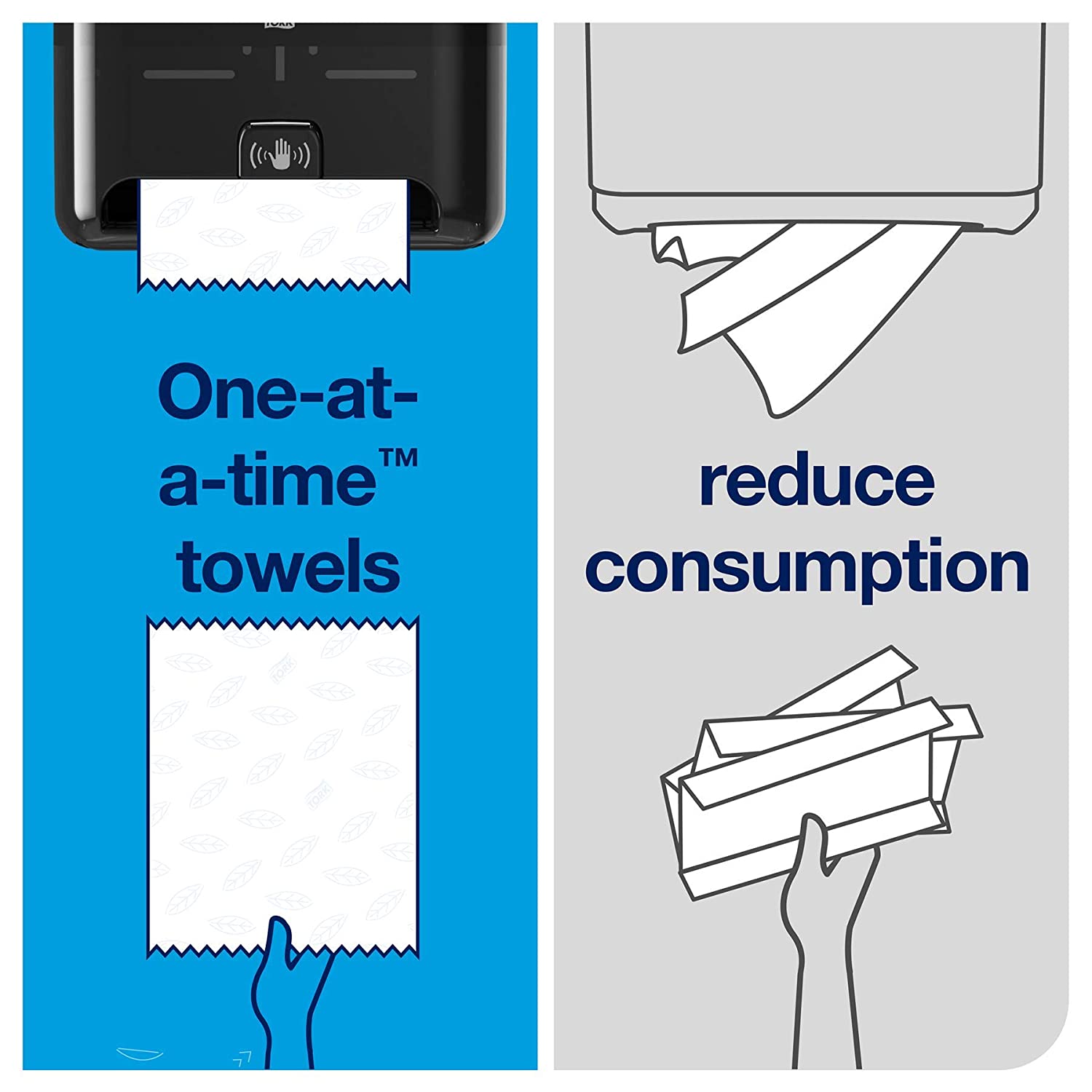 Tork Matic - Dispensador de toallas de mano con sensor de intuición 5511282, diseño de elevación – Dispensador de toallas de mano de papel H1, dispensador sin contacto de una a una, color negro