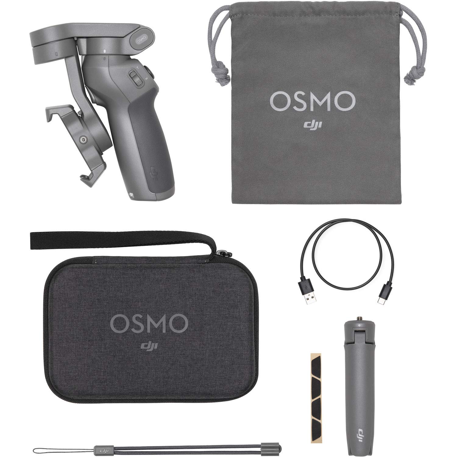 DJI Osmo Mobile 3 Handheld Smartphone Foldable Gimbal Combo Kit - CP.OS.00000040.01