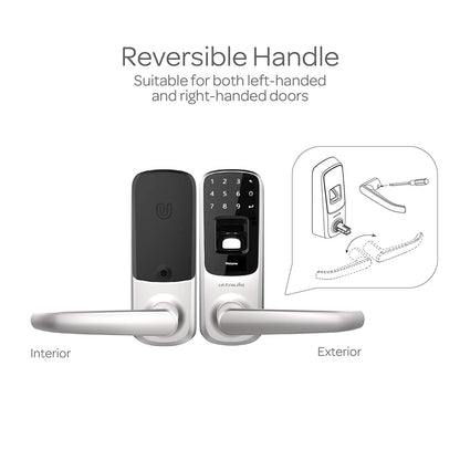 Ultraloq UL3 BT Bluetooth Enabled Fingerprint and Touchscreen Keyless Smart Lock (Satin Nickel)