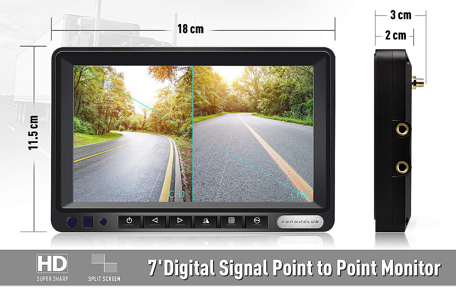 ZEROXCLUB Wireless Rear View Camera Kit