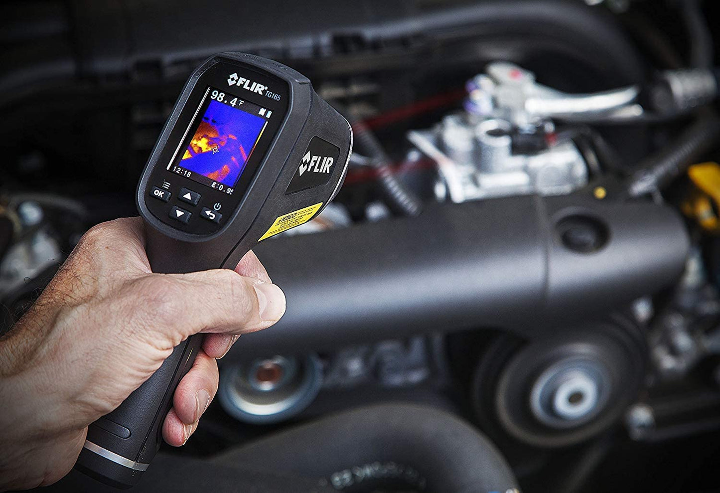 FLIR TG165 - Spot Thermal Camera - with 2-Meter Drop Durability for Your Toughest Jobs