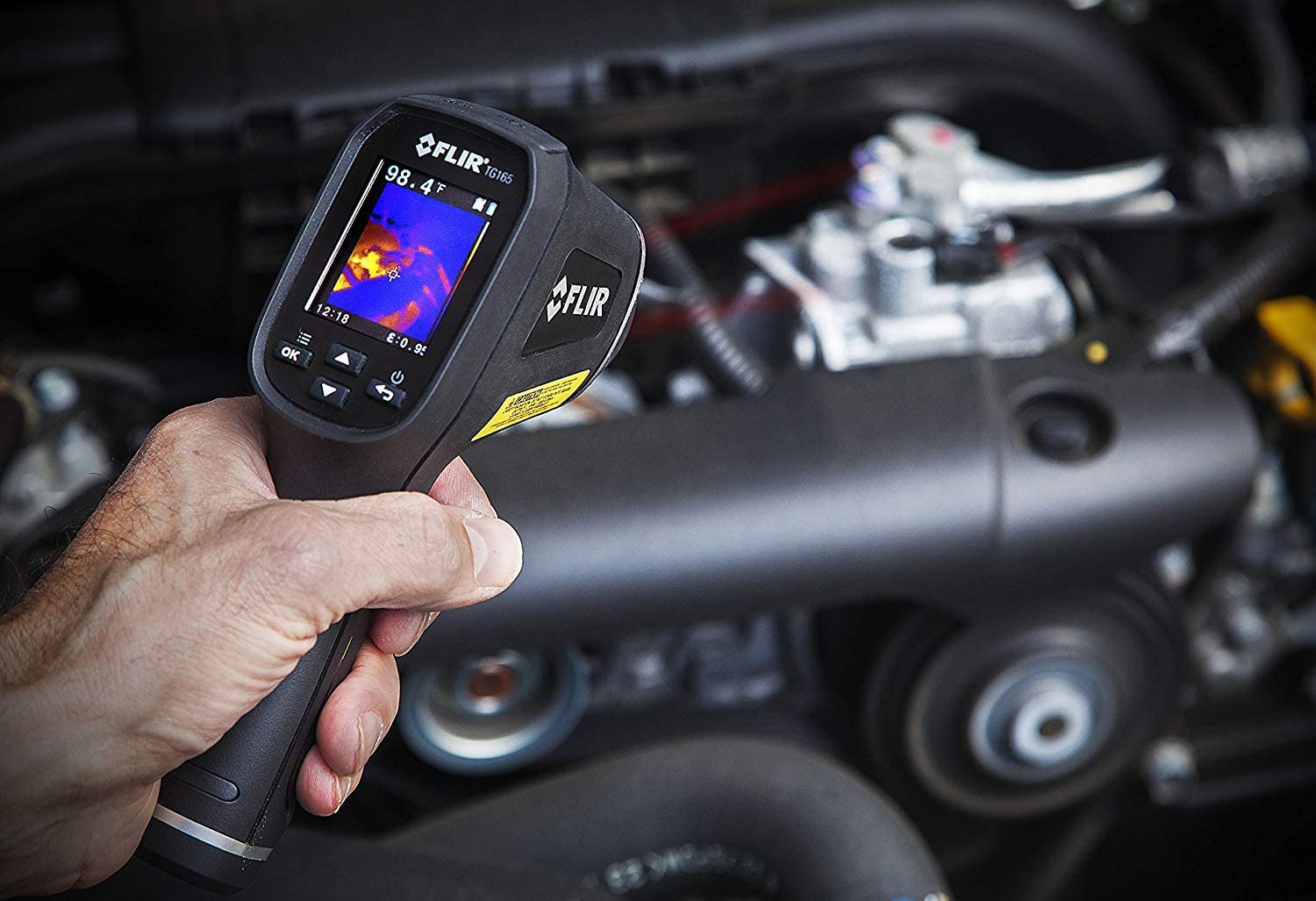 FLIR TG165 - Spot Thermal Camera - with 2-Meter Drop Durability for Your Toughest Jobs