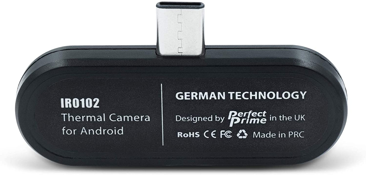 PerfectPrime IR0280, cámara térmica infrarroja y cámara de luz visible/grabación de vídeo 1024 píxeles y rango de temperatura de -22 ~ 1832°F