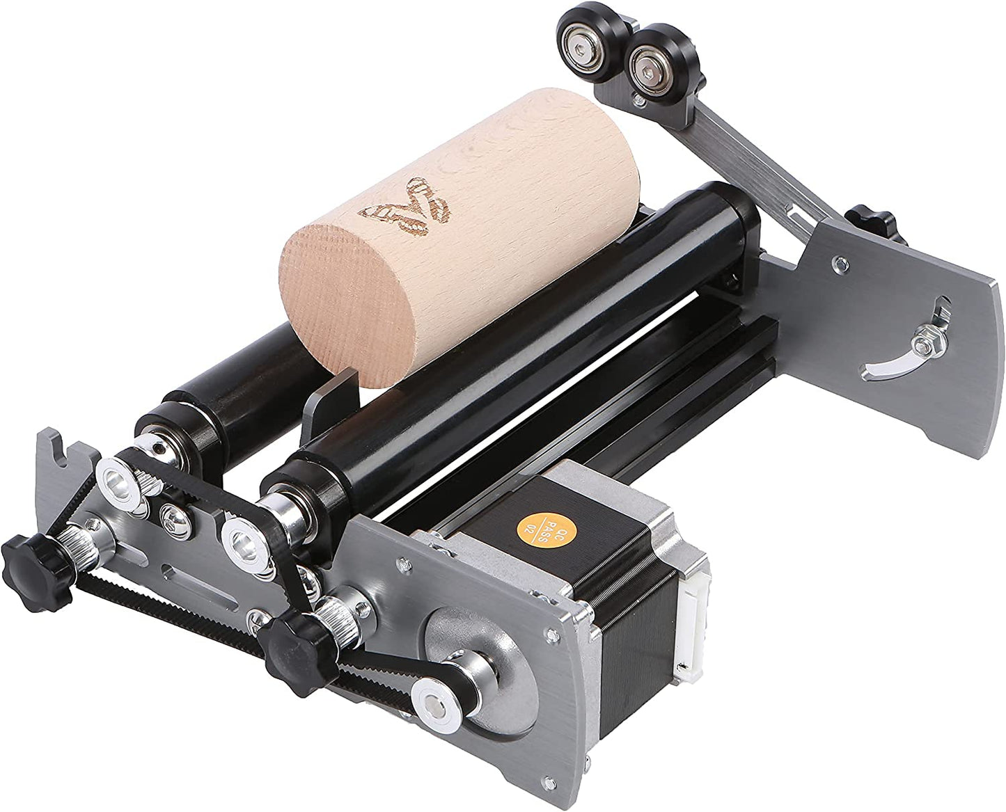 FoxAlien R57 - Módulo de grabado de rodillo giratorio de eje Y para objetos cilíndricos, superficie curvada para FoxAlien 4040-XE CNC Router máquina de grabado