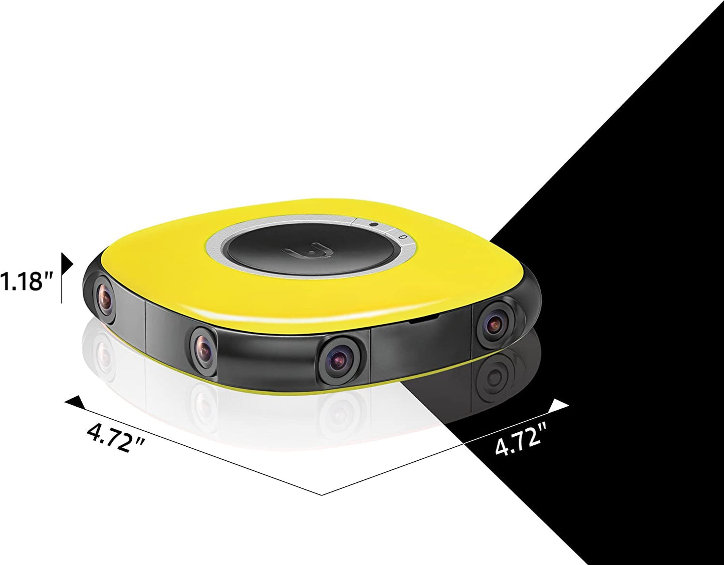 Vuze - Cámara 3D de 360° 4K VR - Amarillo VUZE-1-YLW