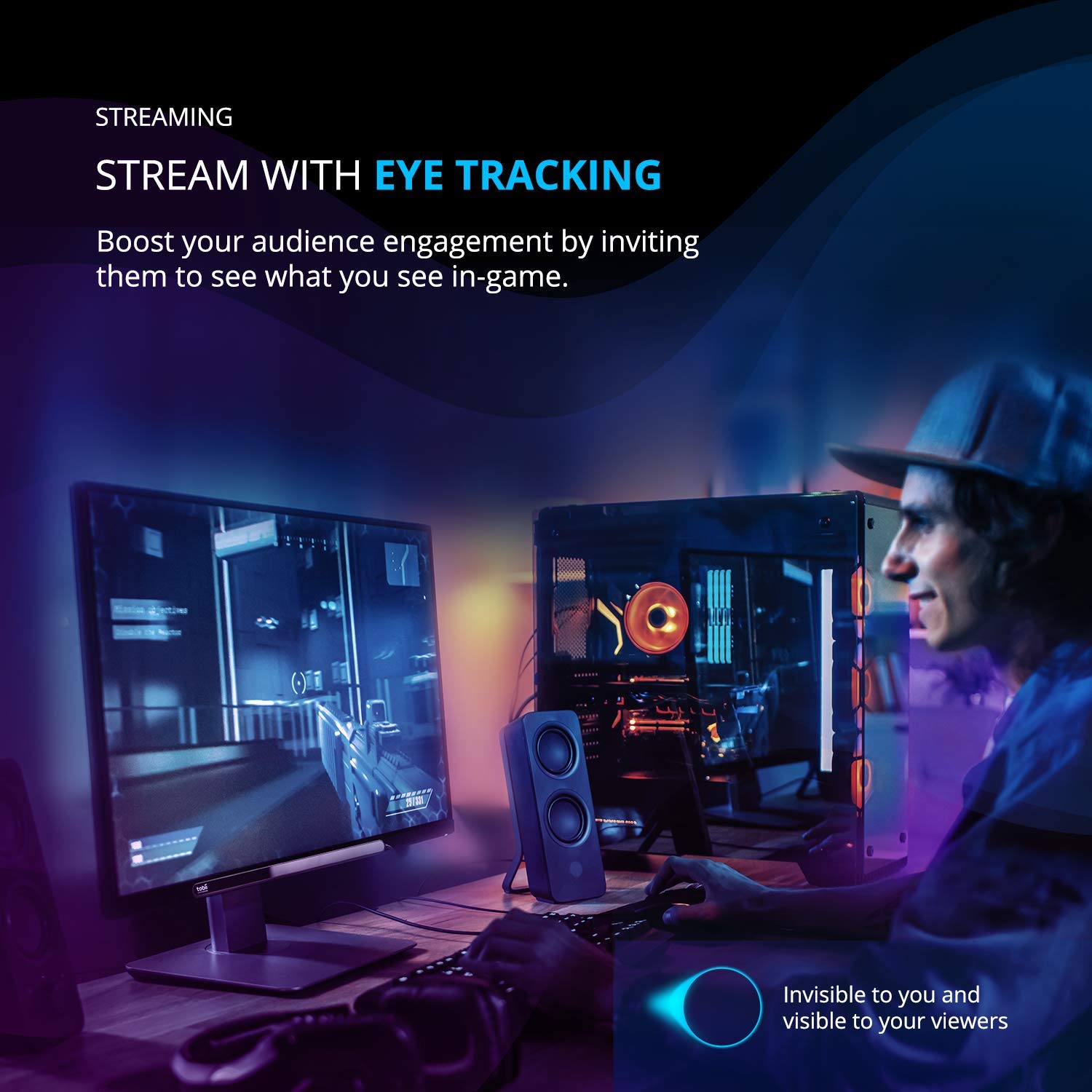 Tobii Eye Tracker 4C - the Game-changing Eye Tracking Peripheral for Streaming and PC Gaming.
