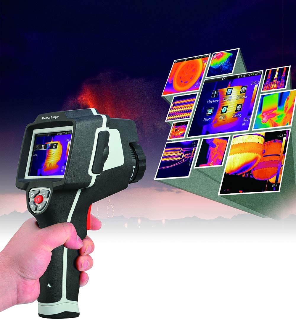 Thermal Imaging Camera 160x120/-20 °C to + 400 °C/Cem DT 9873B