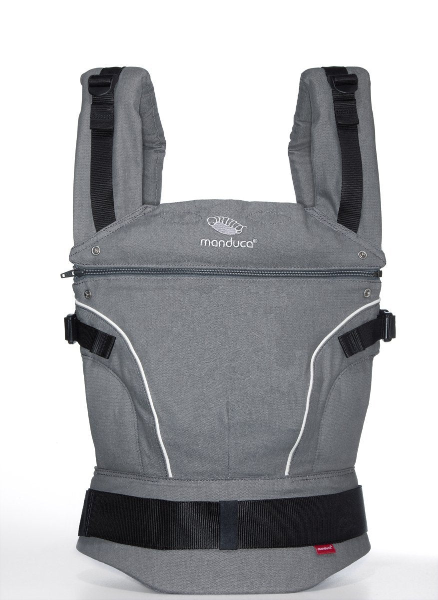 Manduca 222-03-80-000 - Mochila portabebés (de 3,5 Kg hasta 20 Kg), Gris (Dark Grey)