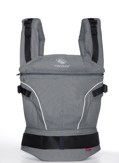 Manduca 222-03-80-000 - Mochila portabebés (de 3,5 Kg hasta 20 Kg), Gris (Dark Grey)