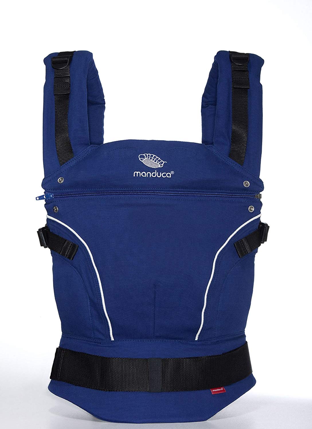 Manduca 222-03-80-000 - Mochila portabebés (de 3,5 Kg hasta 20 Kg), Gris (Dark Grey) Azul