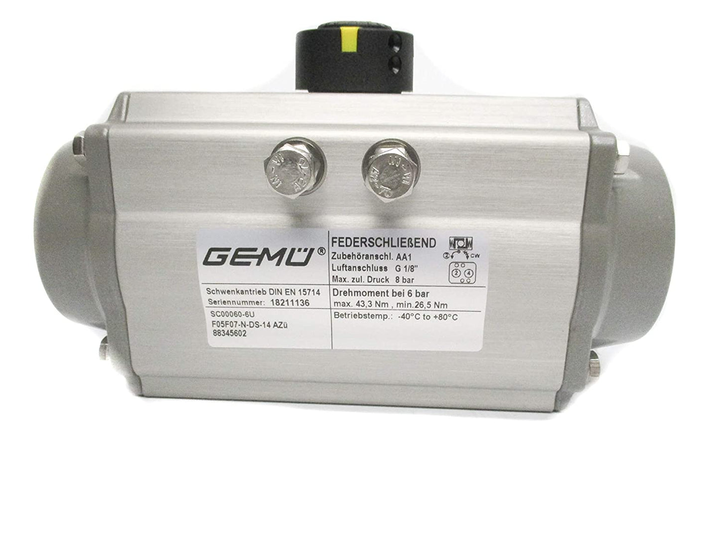ACTUADOR GEMU F05/F07-N-DS-14 88345602 NSNP