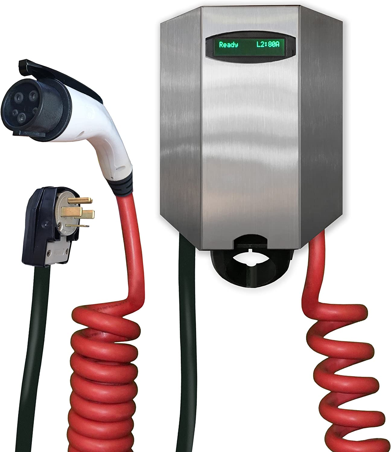 Wall Wattz w/CMS cargador auto electrico 75amp 18KW 240V- 10680-RC-SF-CMS-75 WATTZILLA