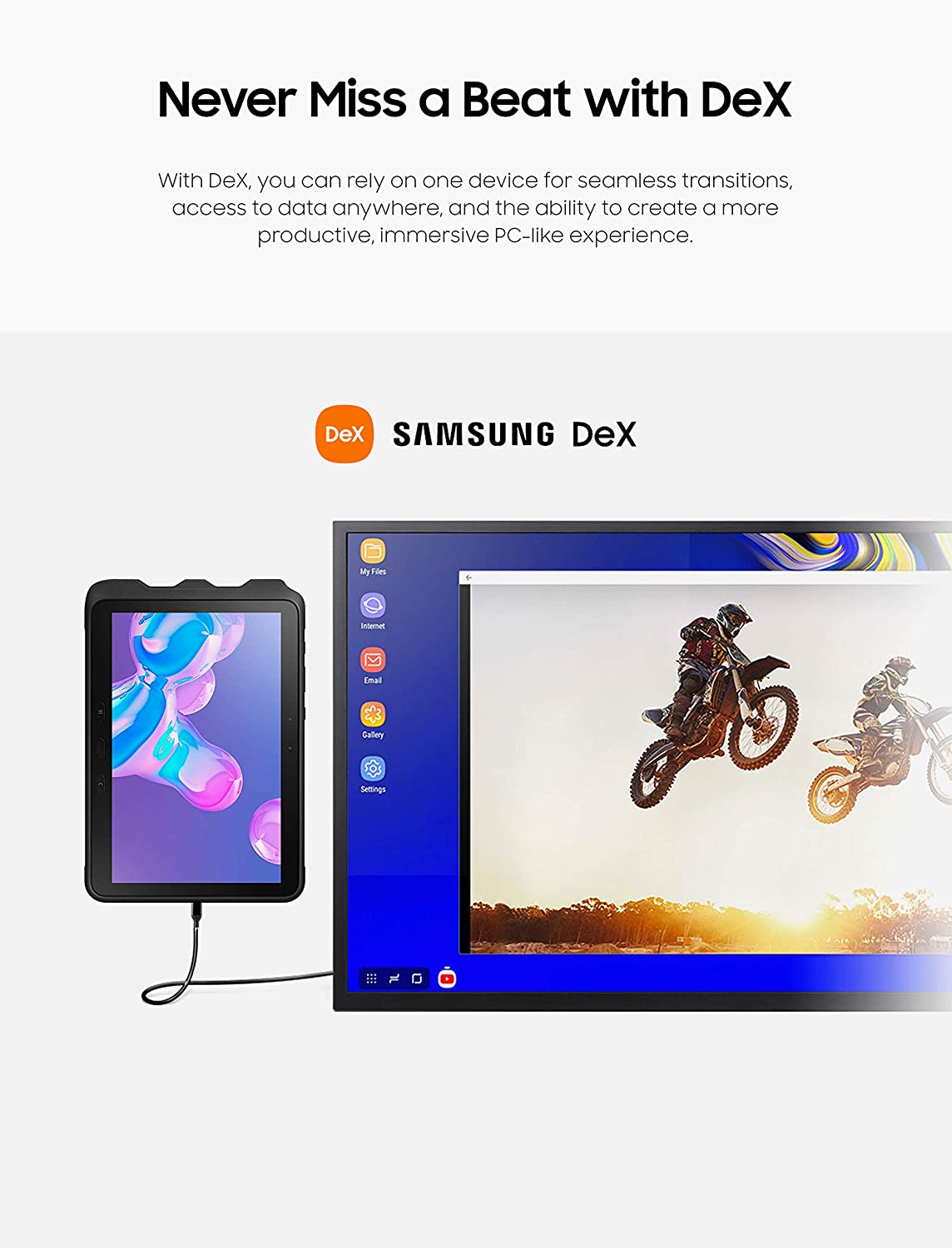 Samsung Galaxy Tab Active Pro 10.1", 64 GB Wifi, Negro