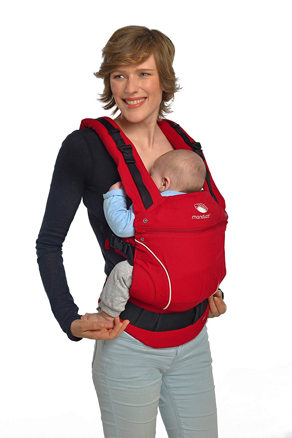 Manduca 222-03-80-000 - Mochila portabebés (de 3,5 Kg hasta 20 Kg), Gris (Dark Grey)