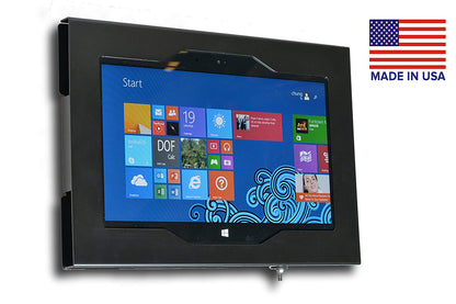 TABcare Locking Wall Mount Metal Enclosure for MS Surface Pro 3 4 6 2017 - Kiosk