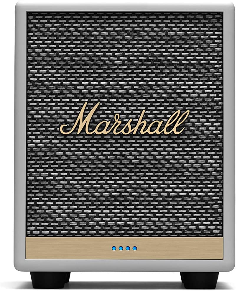 Urbanears Marshall Uxbridge - Altavoz de Voz con Amazon Alexa Integrado, Color Blanco 1005606